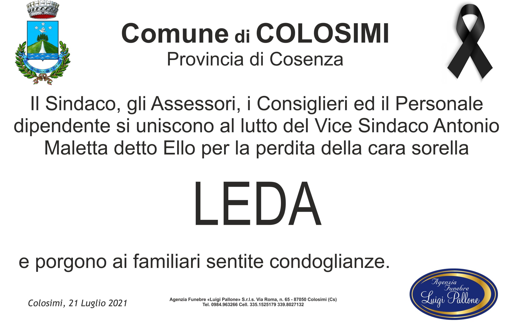 manifesto partecipazione Leda