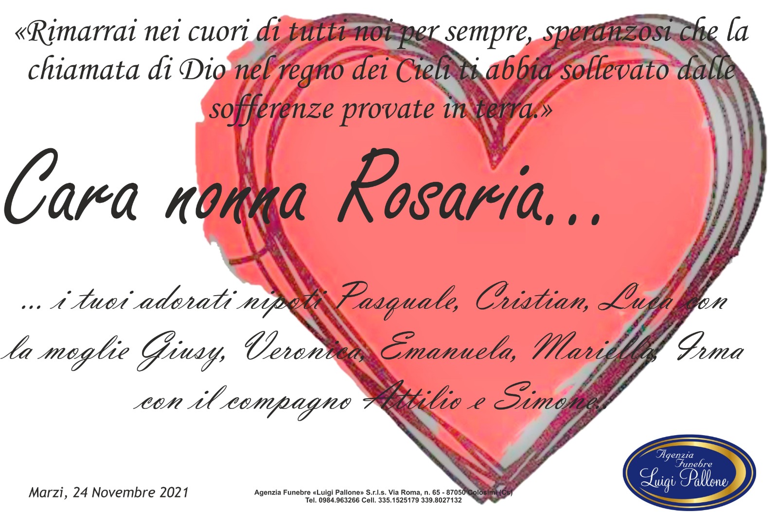 manifesto partecipazione Garofalo