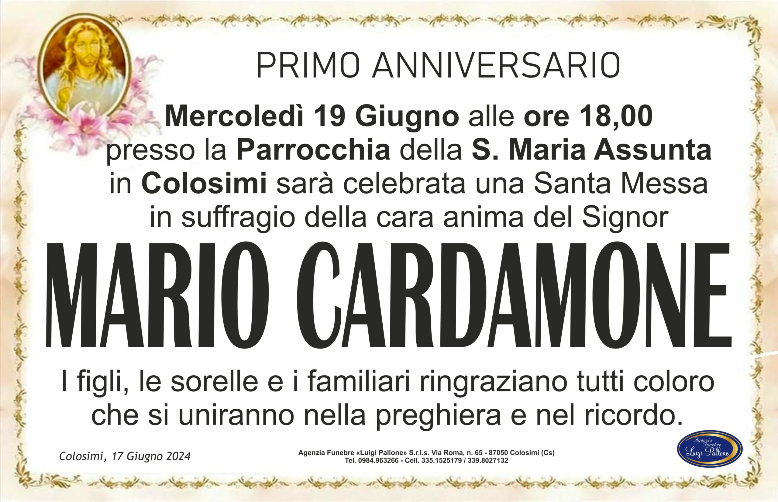 Anniversario Cardamone Anniversario Cardamone