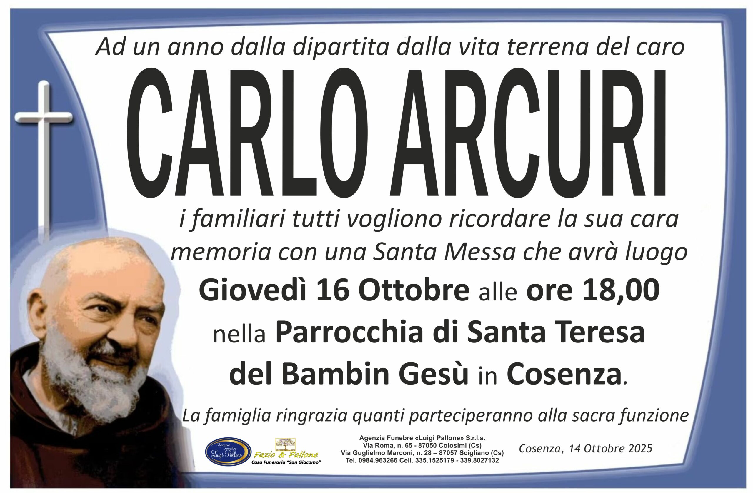 Anniversario Arcuri Anniversario Arcuri