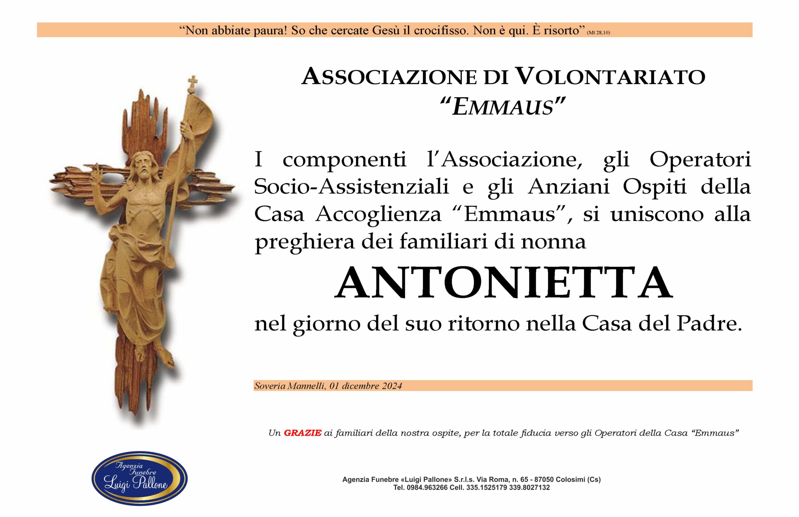 manifesto Emmaus