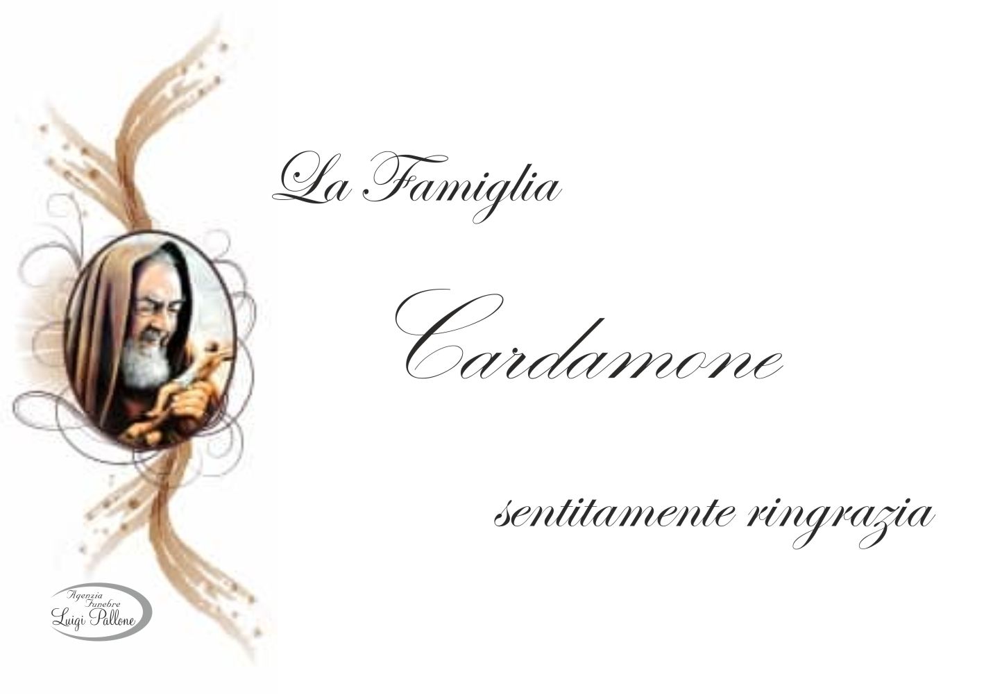 bigliettino Cardamone bigliettino Cardamone