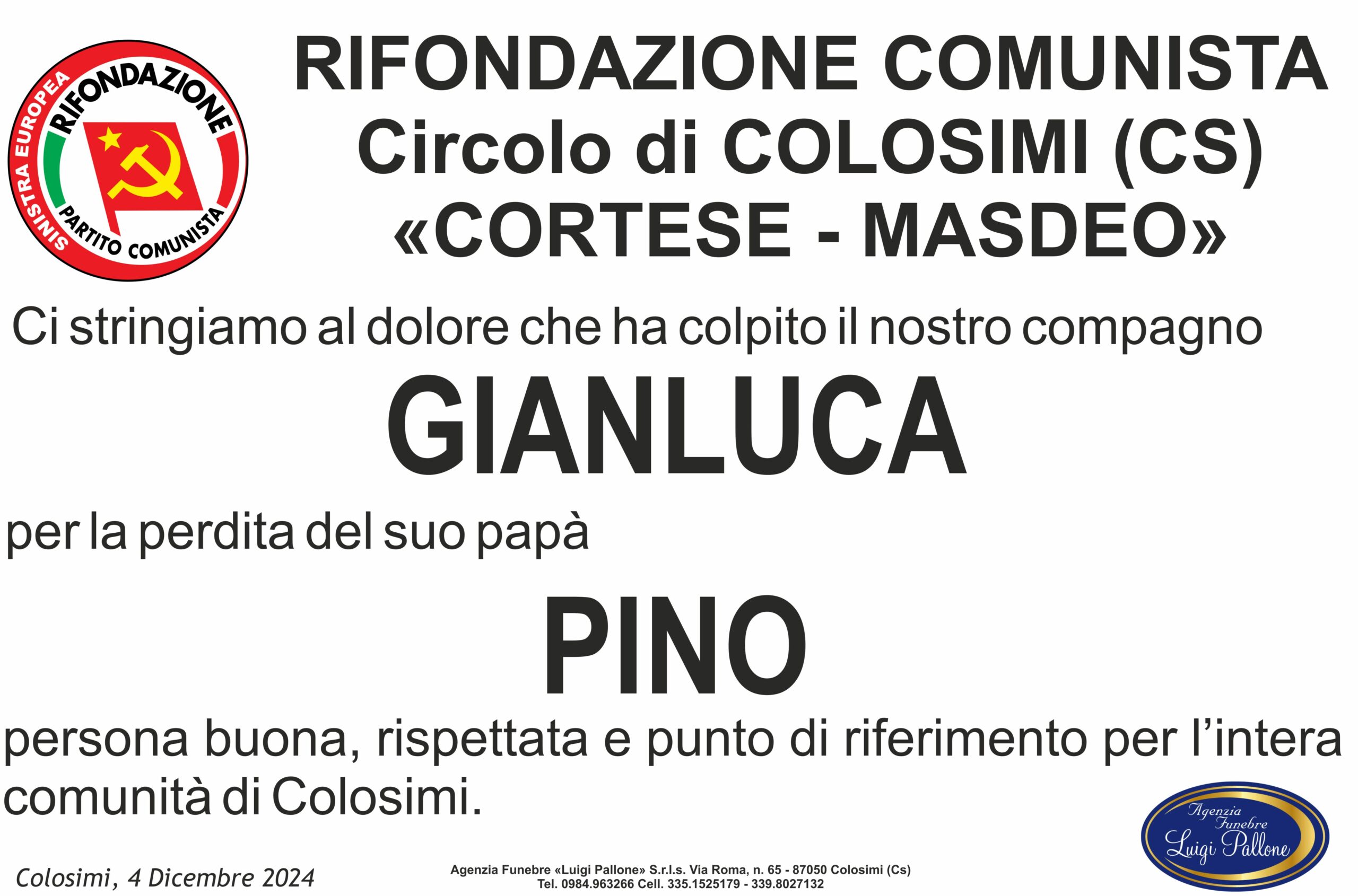 cordoglio RF