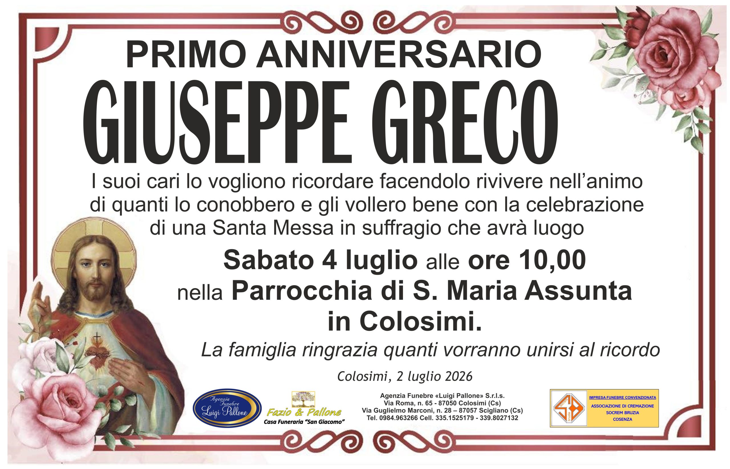 Anniversario Greco Anniversario Greco